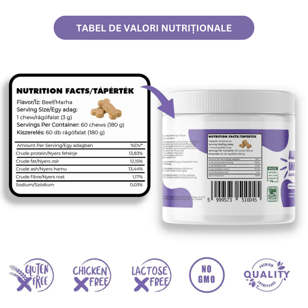 Hipoalergenic Booster imunitar pentru alergii