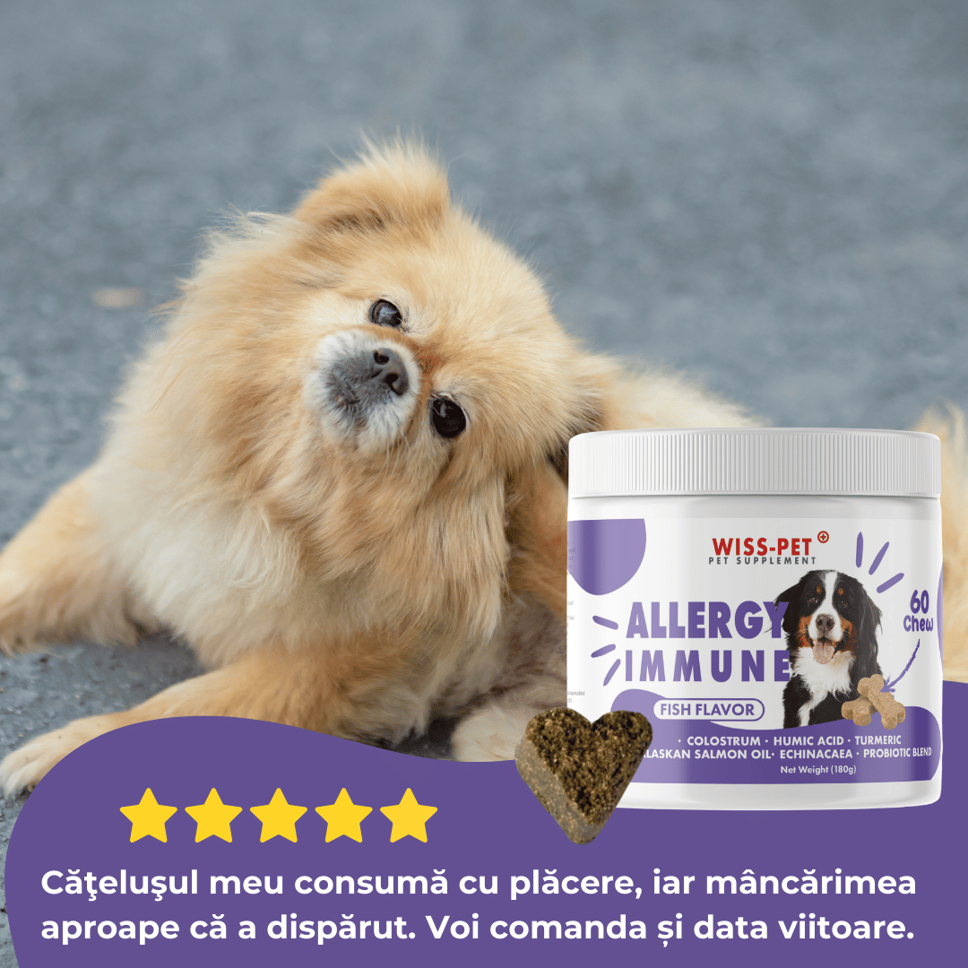 Supliment pentru alergii câini