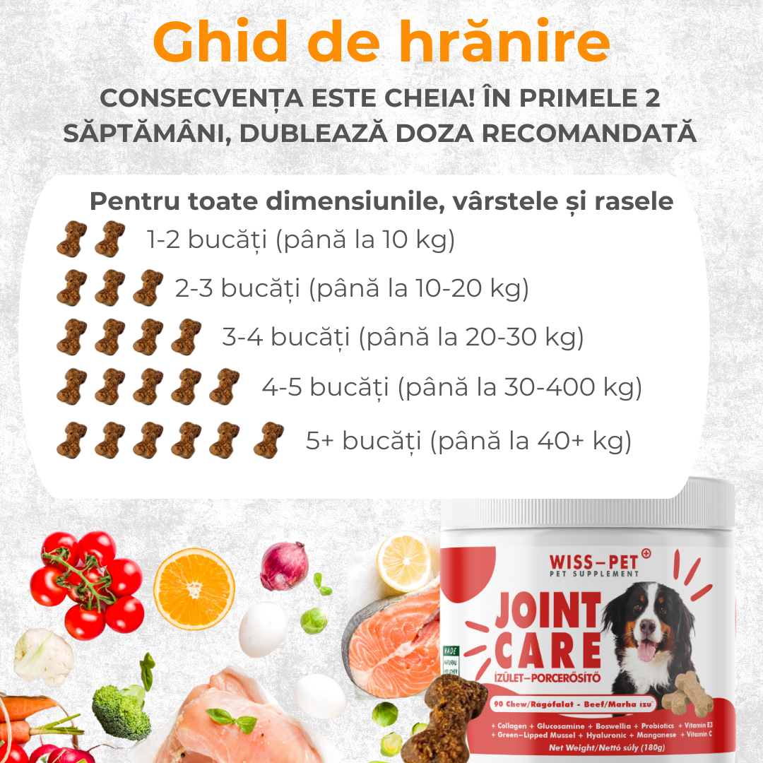 Protector hipoalergenic pentru articulații și întăritor de cartilaj