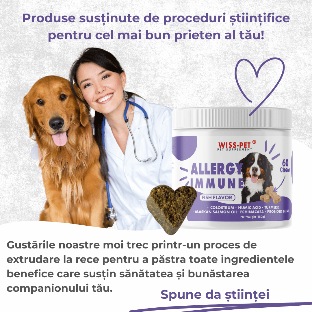 Supliment pentru alergii câini